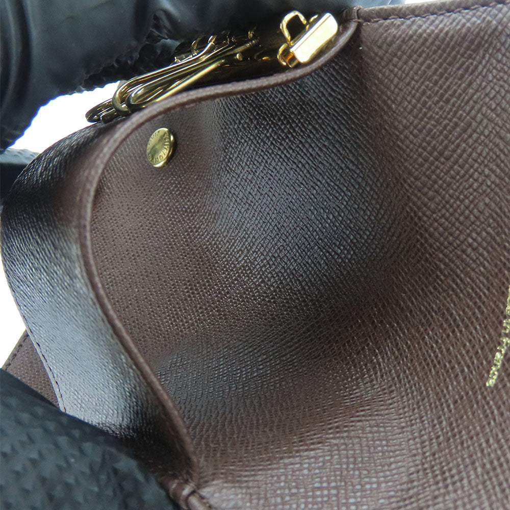 LOUIS VUITTON Key case Key holder M92431 Monogram mini run Ebene Multicles4