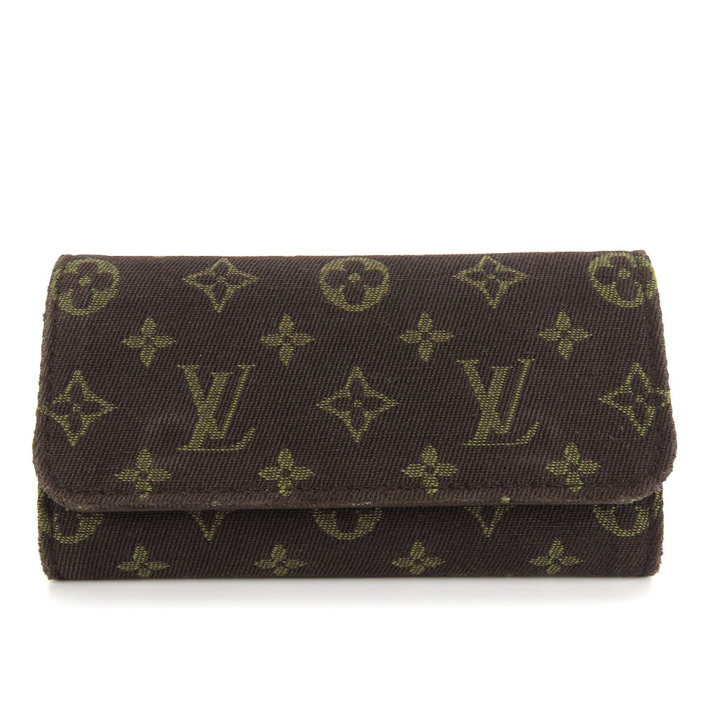 LOUIS VUITTON Key case Key holder M92431 Monogram mini run Ebene Multicles4