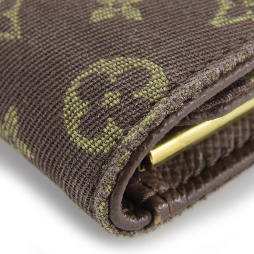 LOUIS VUITTON Key case Key holder M92431 Monogram mini run Ebene Multicles4