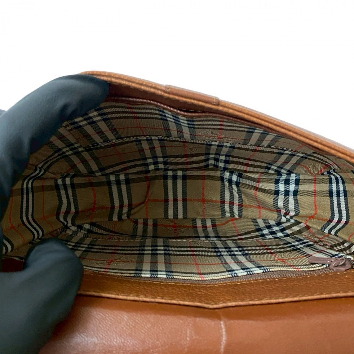 BURBERRY Shoulder Bag leather Brown