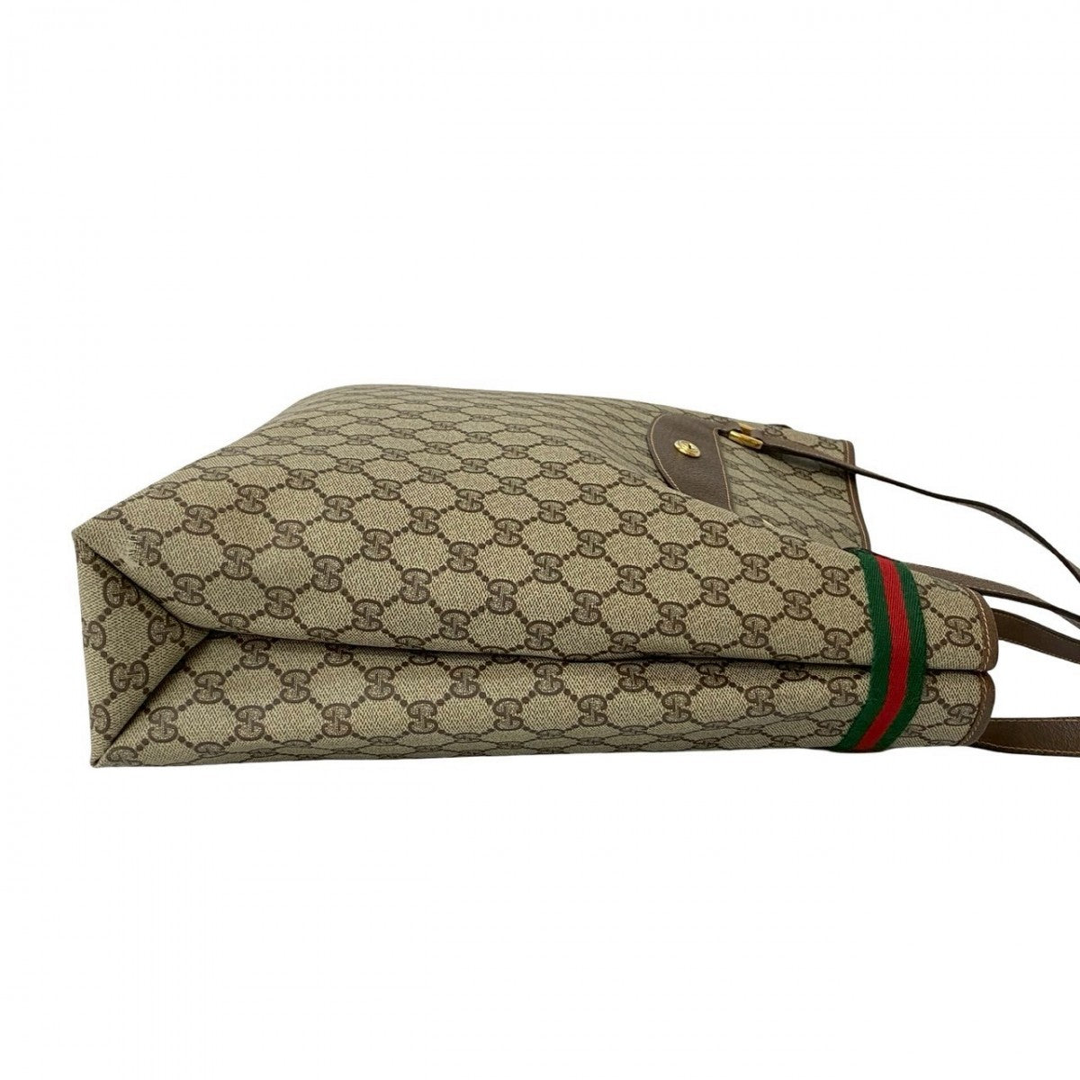 GUCCI Tote Bag leather Brown Sherry line