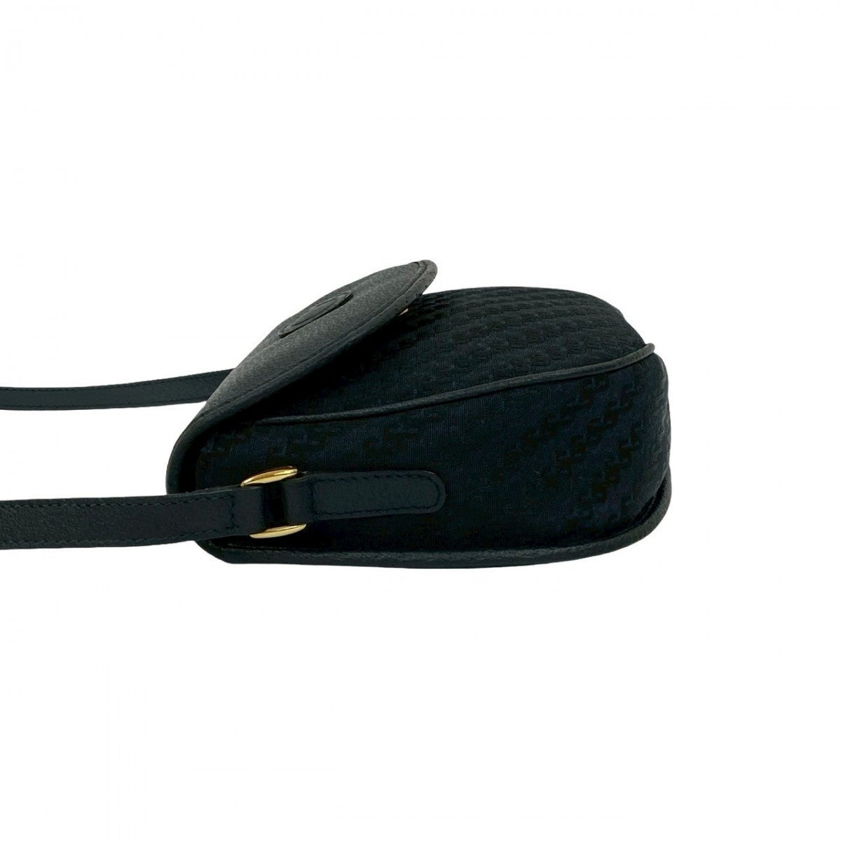 GUCCI Shoulder Bag leather Navy