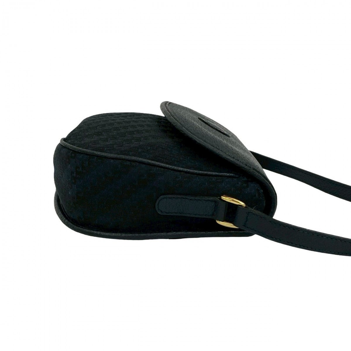 GUCCI Shoulder Bag leather Navy