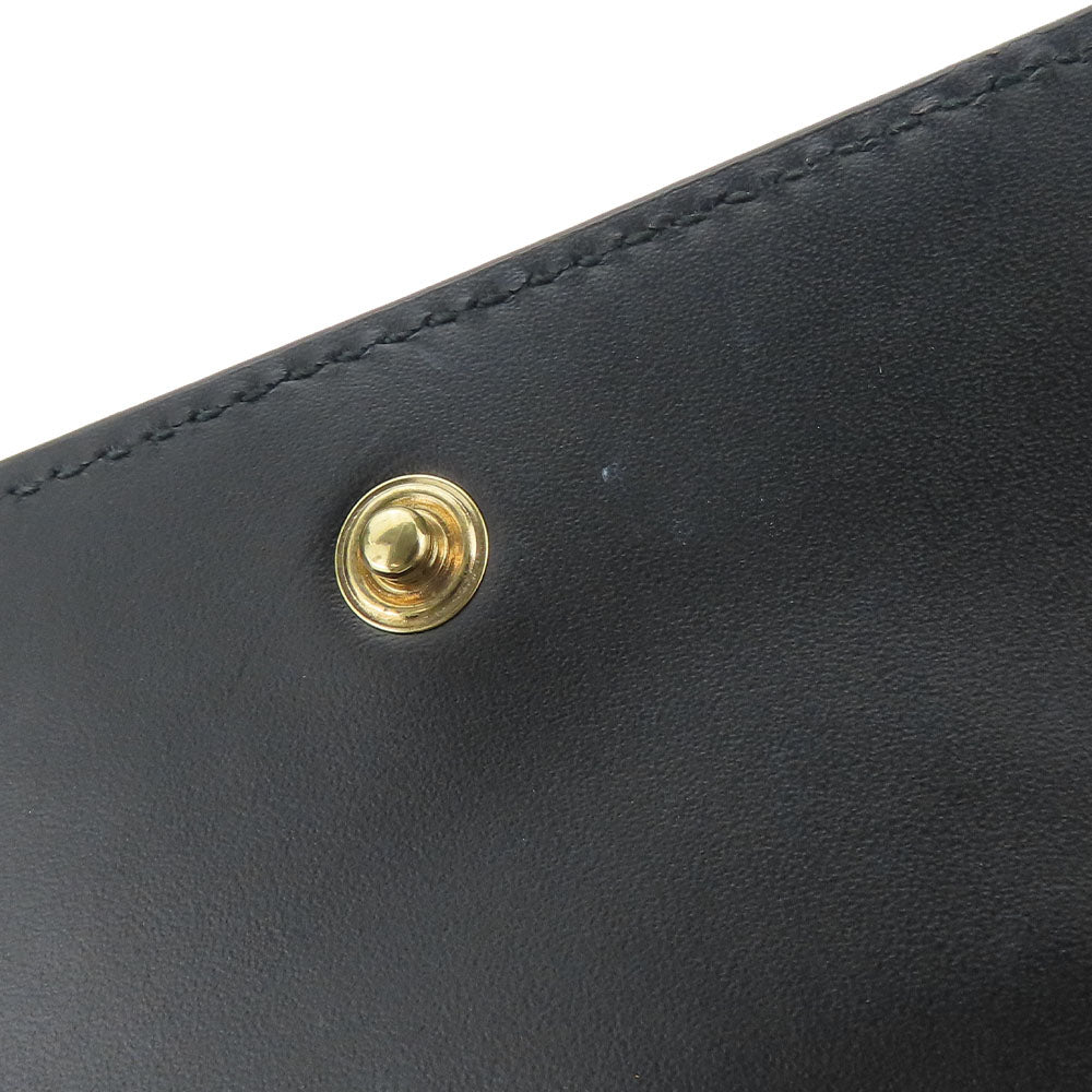 GUCCI Bifold Wallet 406925 Sima leather black
