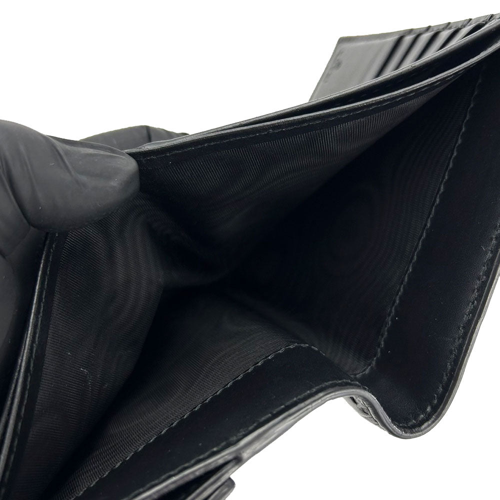 GUCCI Bifold Wallet 406925 Sima leather black