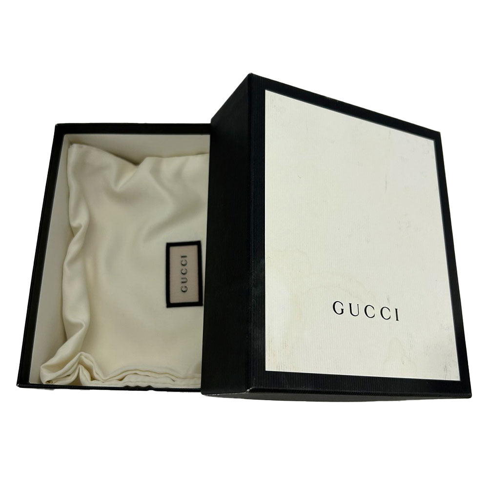 GUCCI Bifold Wallet 406925 Sima leather black