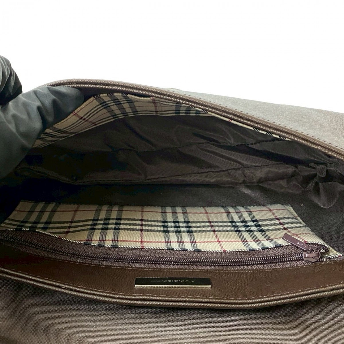 BURBERRY Shoulder Bag leather Brown