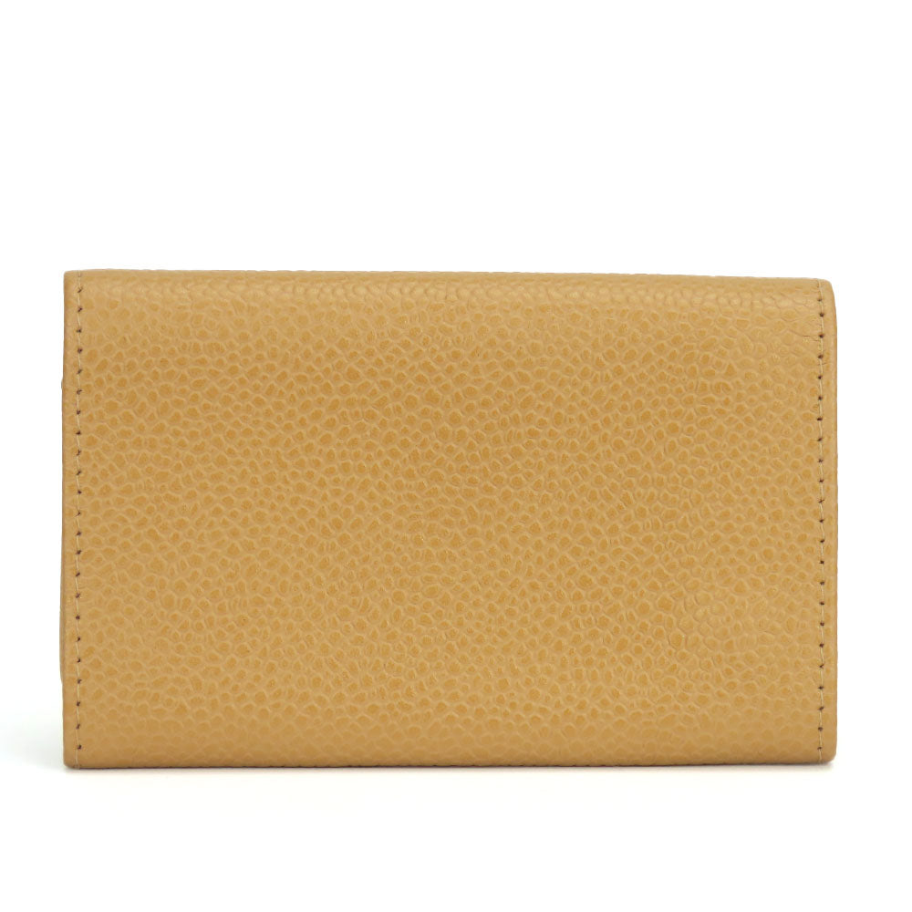 CHANEL Key case Key holder Caviar skin beige