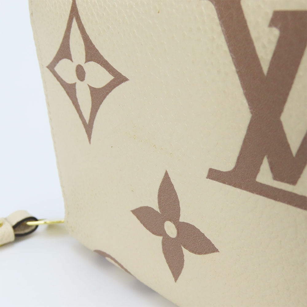 LOUIS VUITTON Long Wallet Purse M80116 Monogram Ann Platt Cream/Bois Rose Zippy wallet