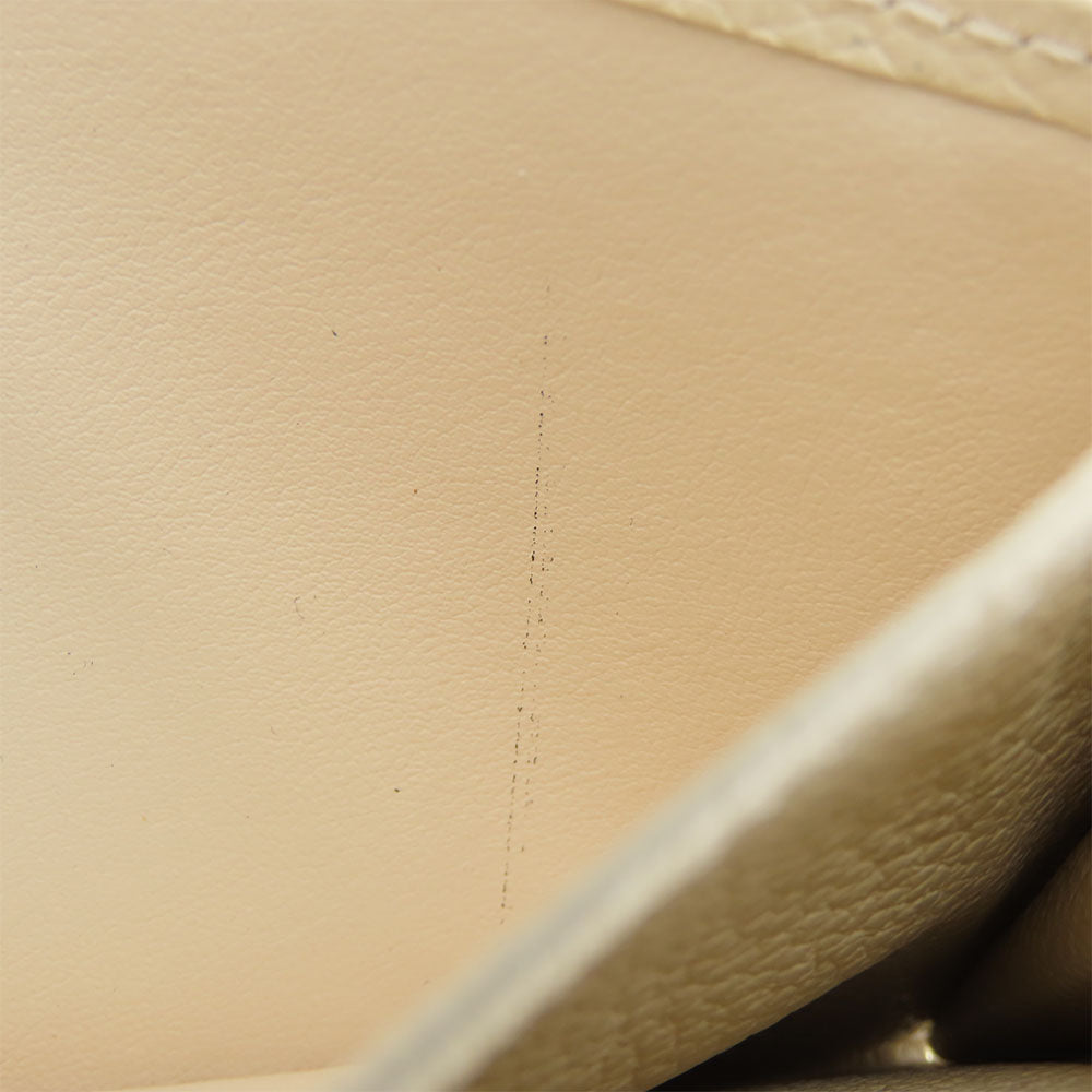 LOUIS VUITTON Long Wallet Purse M80116 Monogram Ann Platt Cream/Bois Rose Zippy wallet
