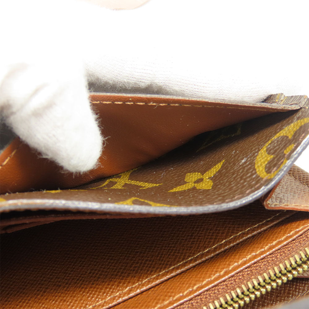 LOUIS VUITTON Long Wallet Purse M60531 Monogram Brown Portefeuille Sara