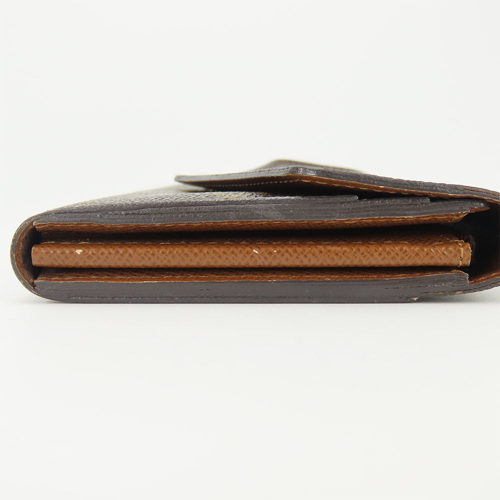 LOUIS VUITTON Long Wallet Purse M60531 Monogram Brown Portefeuille Sara