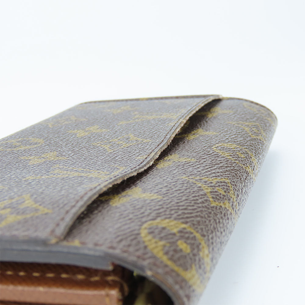 LOUIS VUITTON Long Wallet Purse M60531 Monogram Brown Portefeuille Sara