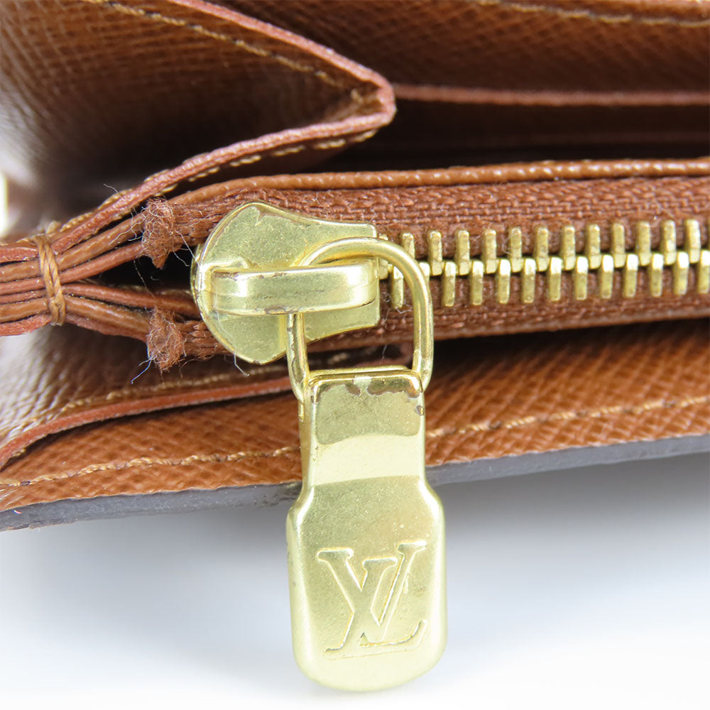 LOUIS VUITTON Long Wallet Purse M60531 Monogram Brown Portefeuille Sara
