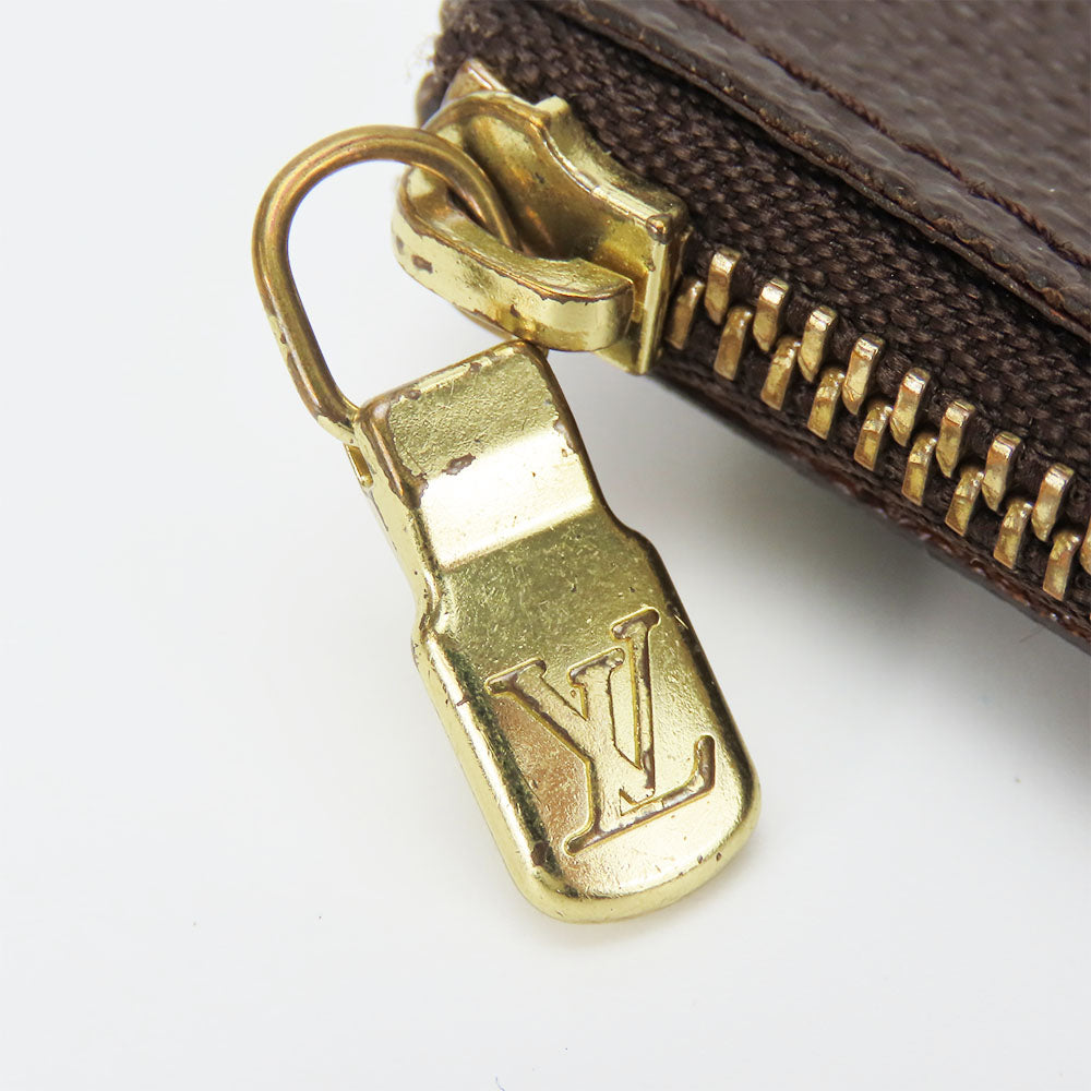 LOUIS VUITTON Coin case M62650 Monogram Brown Pochette Kle