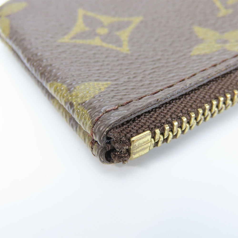 LOUIS VUITTON Coin case M62650 Monogram Brown Pochette Kle