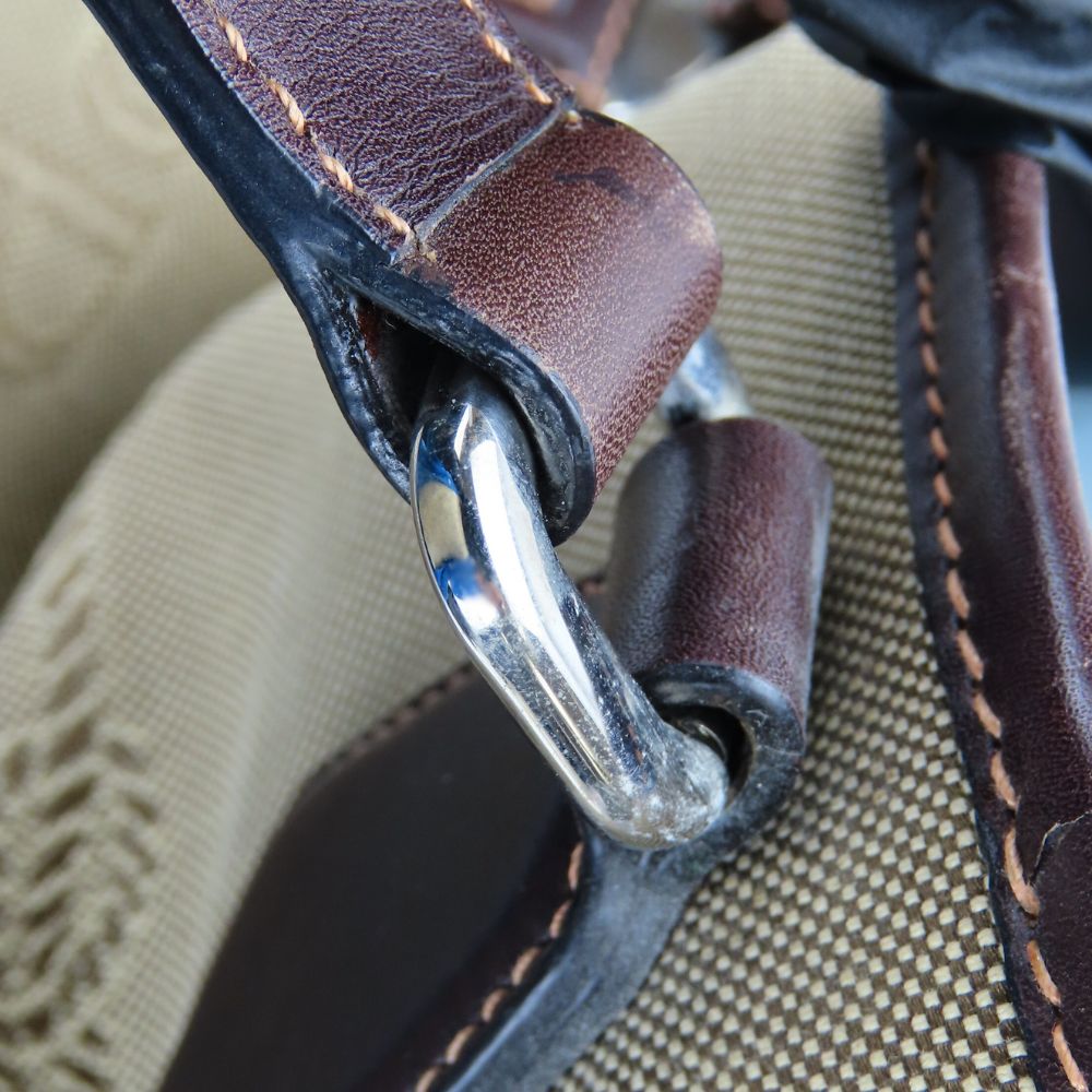 PRADA Tote Bag canvas beige