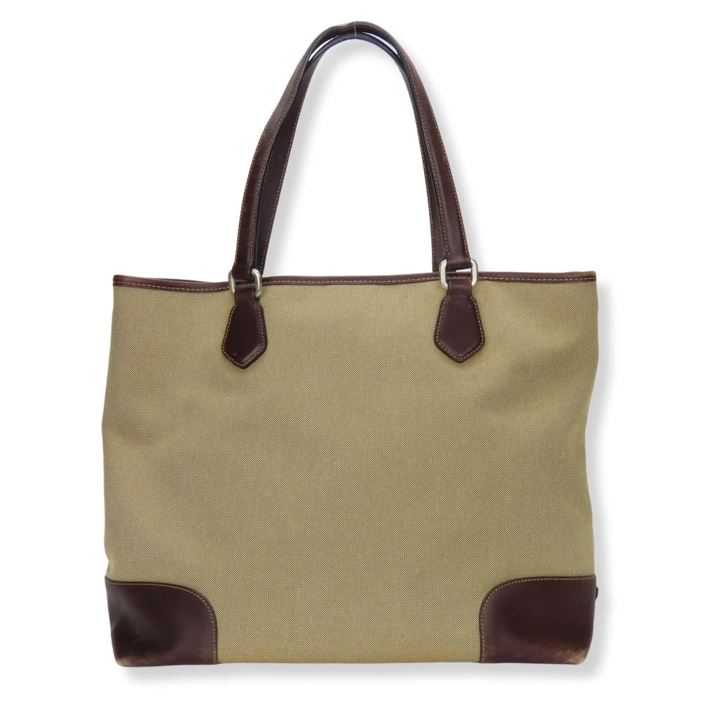 PRADA Tote Bag canvas beige