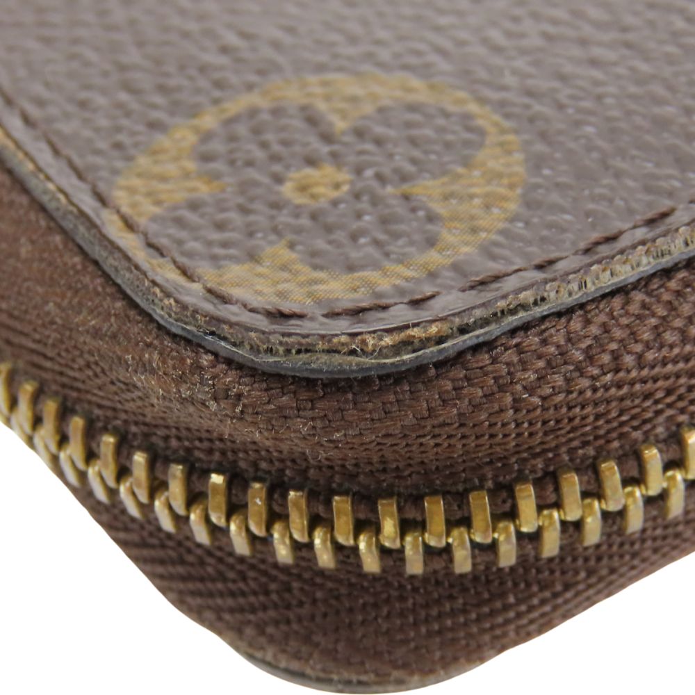 LOUIS VUITTON Coin case M60067 Monogram Brown Zippy coin purse