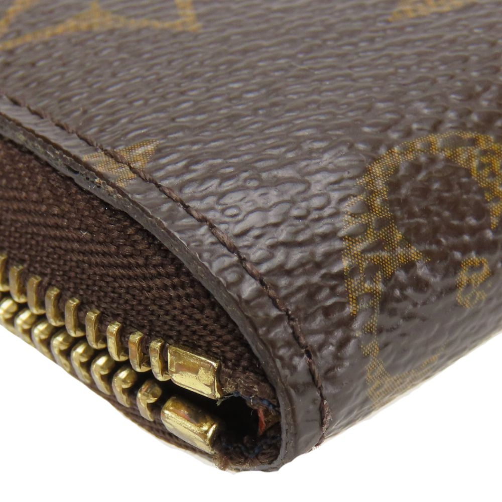 LOUIS VUITTON Coin case M60067 Monogram Brown Zippy coin purse
