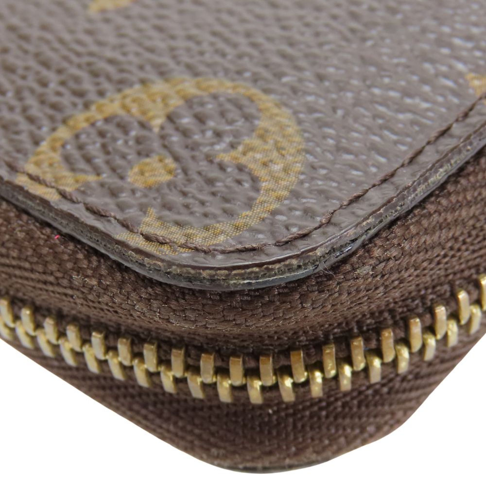 LOUIS VUITTON Coin case M60067 Monogram Brown Zippy coin purse