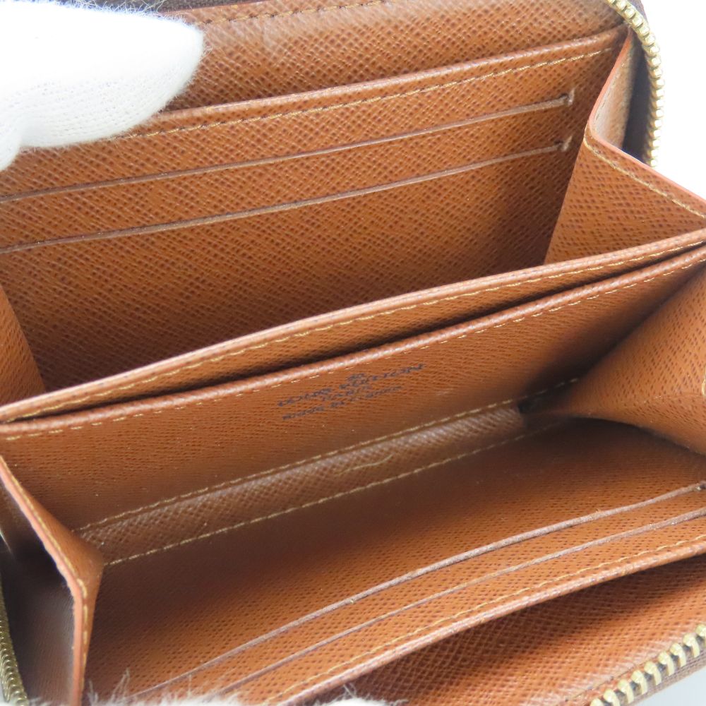 LOUIS VUITTON Coin case M60067 Monogram Brown Zippy coin purse