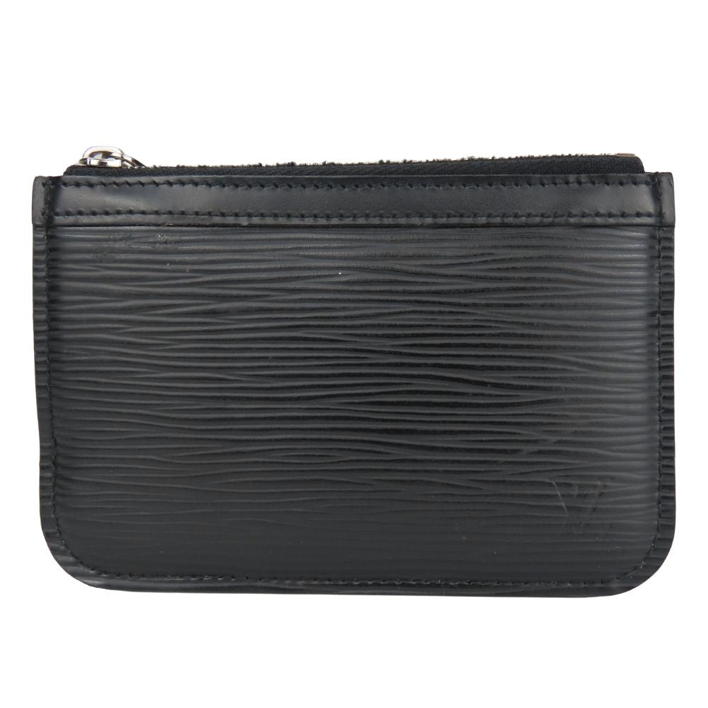 LOUIS VUITTON Coin case M66602 Epi Leather Noir Pochette Cre