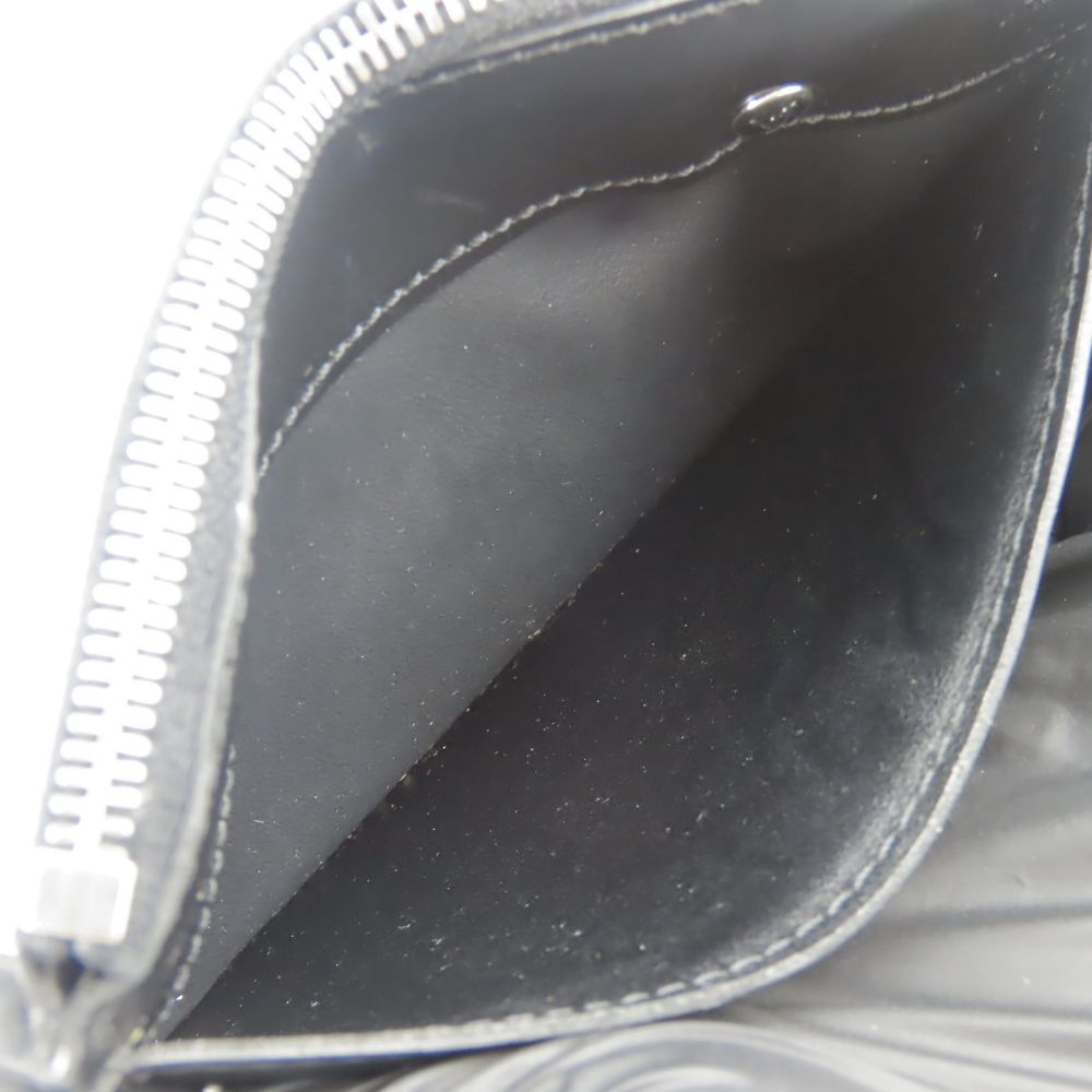 LOUIS VUITTON Coin case M66602 Epi Leather Noir Pochette Cre