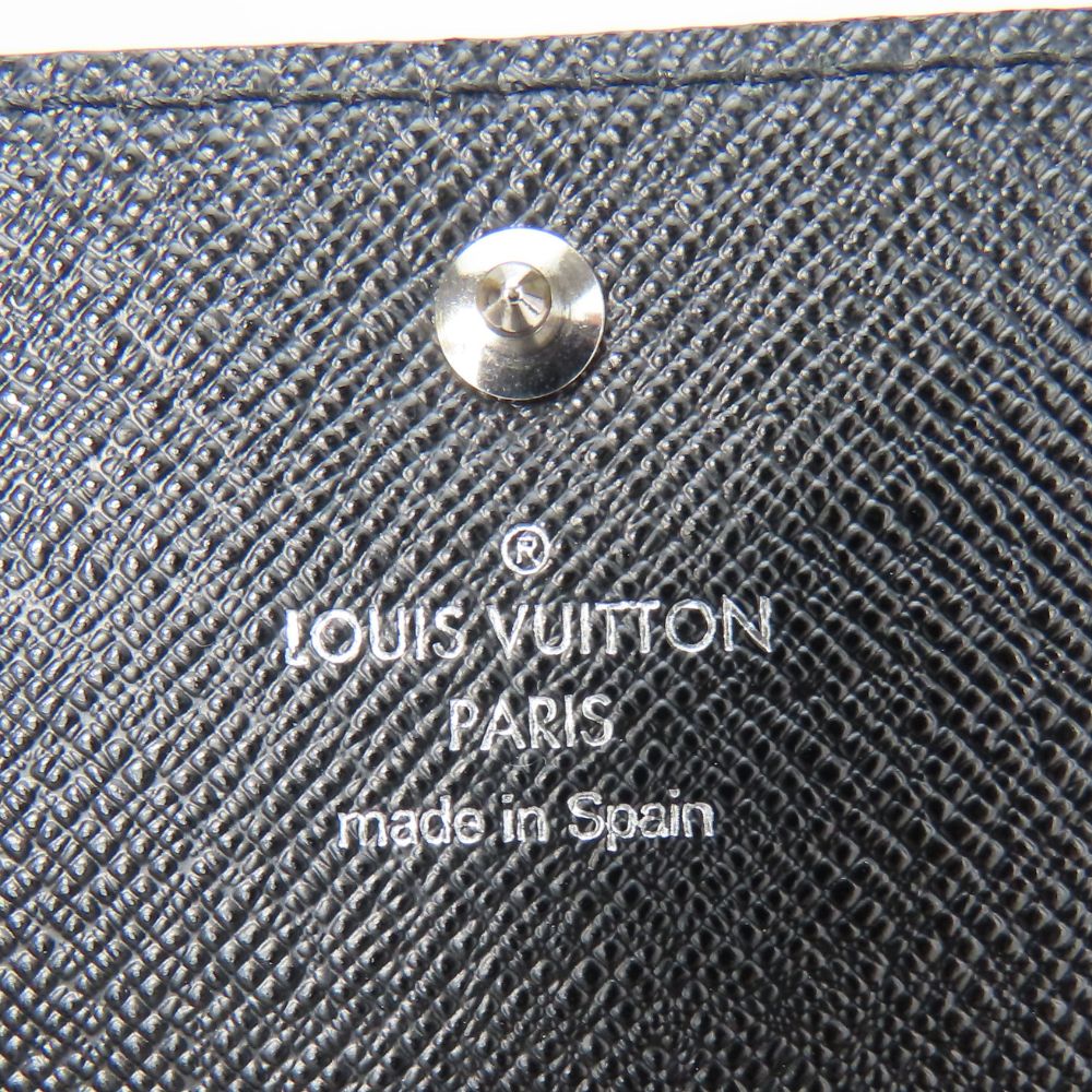 LOUIS VUITTON Card Case M56169 Epi Leather black Anneveld Cult de Visit