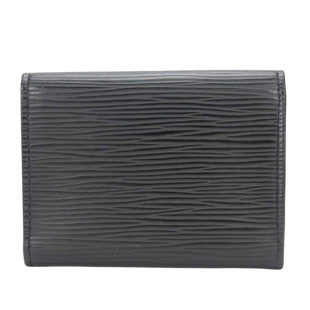 LOUIS VUITTON Card Case M56169 Epi Leather black Anneveld Cult de Visit