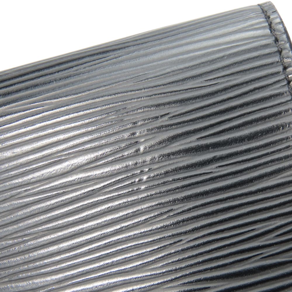 LOUIS VUITTON Card Case M56169 Epi Leather black Anneveld Cult de Visit