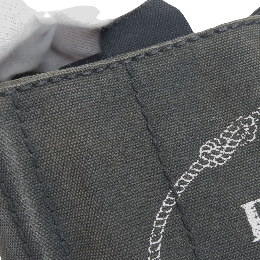 PRADA Handbag canvas black Canapa
