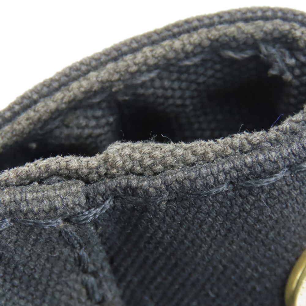 PRADA Handbag canvas black Canapa