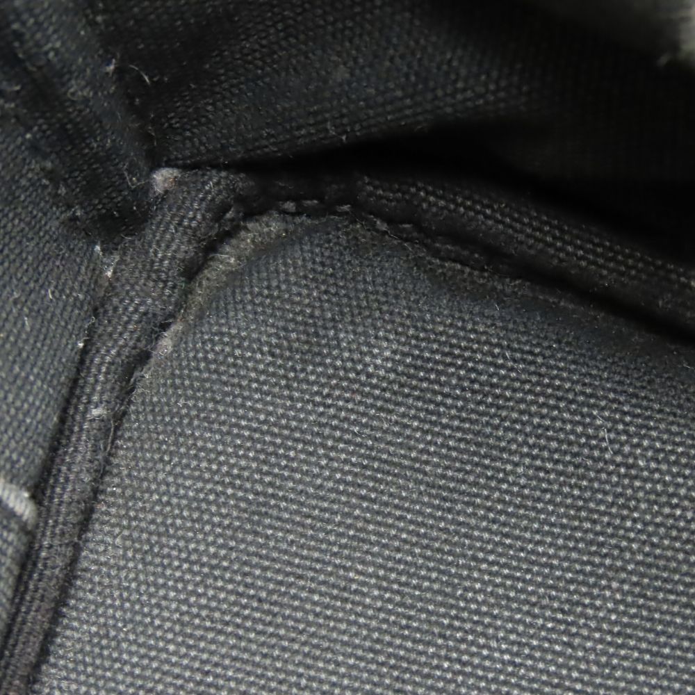 PRADA Handbag canvas black Canapa