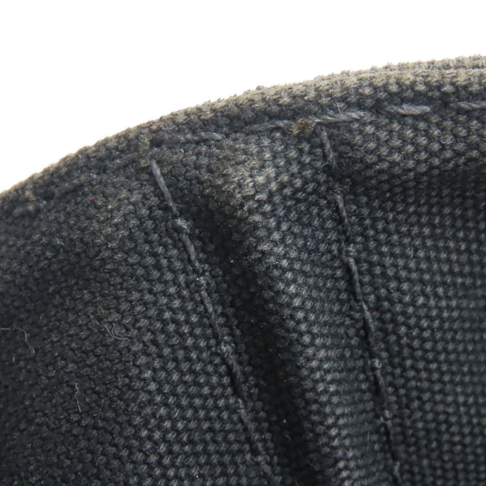 PRADA Handbag canvas black Canapa
