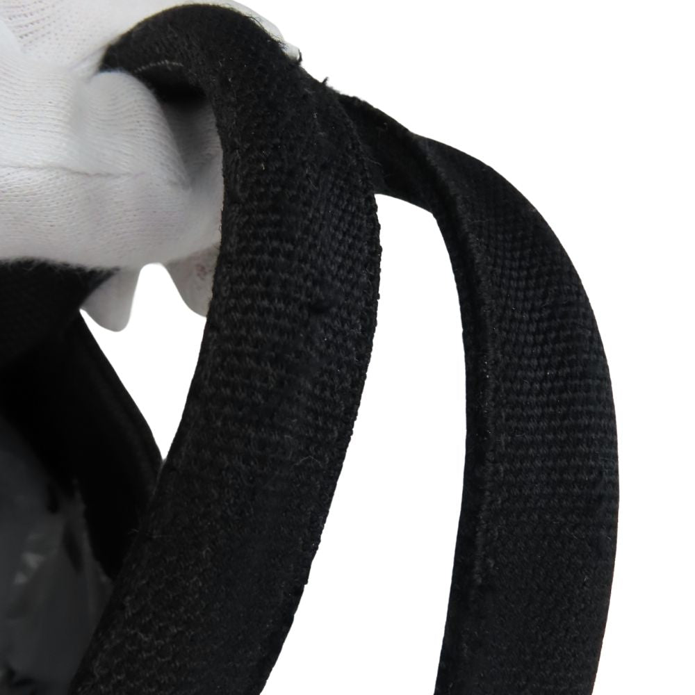 PRADA Handbag canvas black Canapa