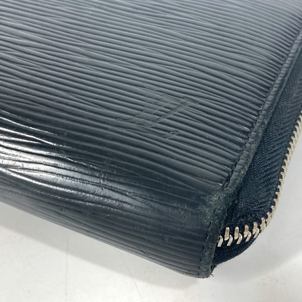 LOUIS VUITTON Long Wallet Purse M63852 Epi Leather black Epi Zippy Organizer