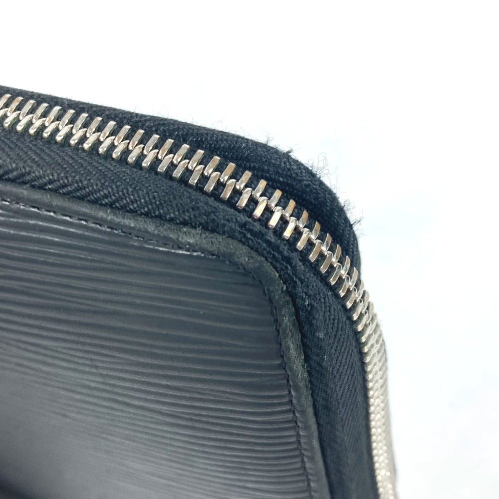 LOUIS VUITTON Long Wallet Purse M63852 Epi Leather black Epi Zippy Organizer