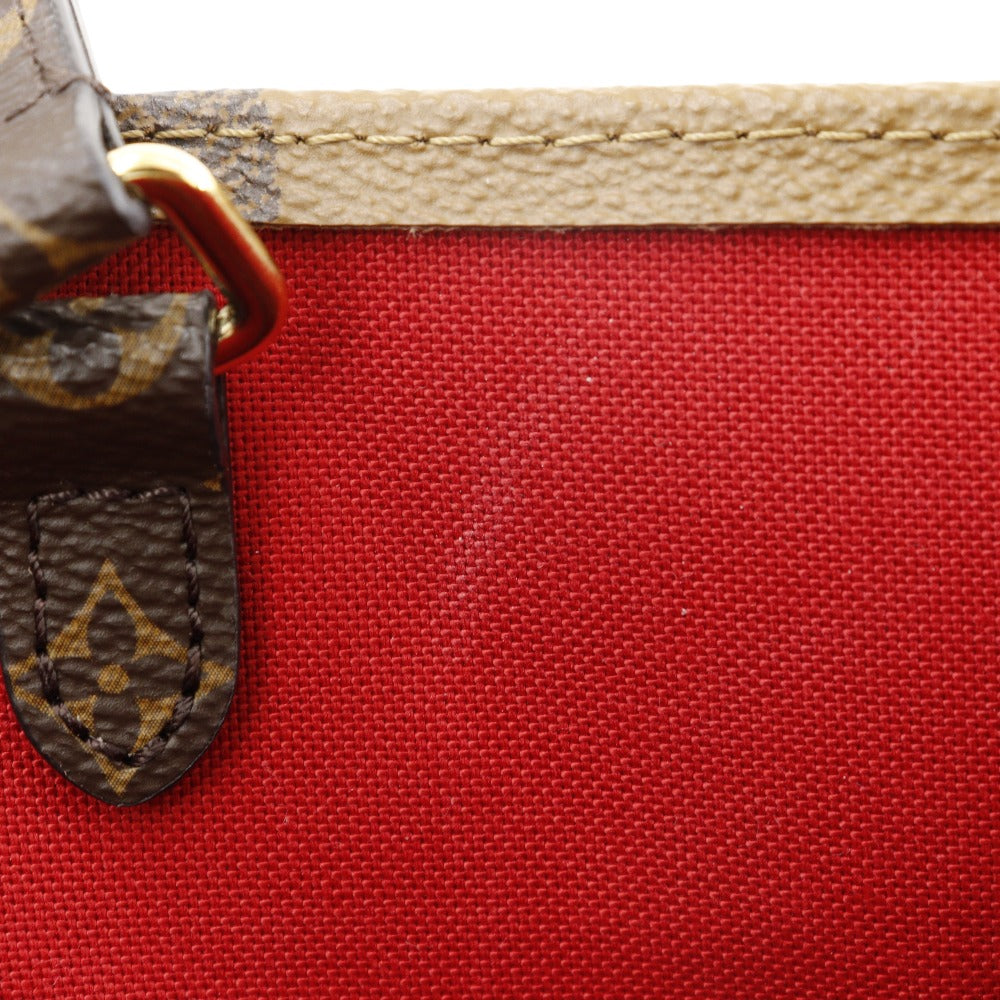 LOUIS VUITTON Tote Bag M45320 Monogram Canvas , Monogram Reverse Brown Monogram Giant On-the-go GM