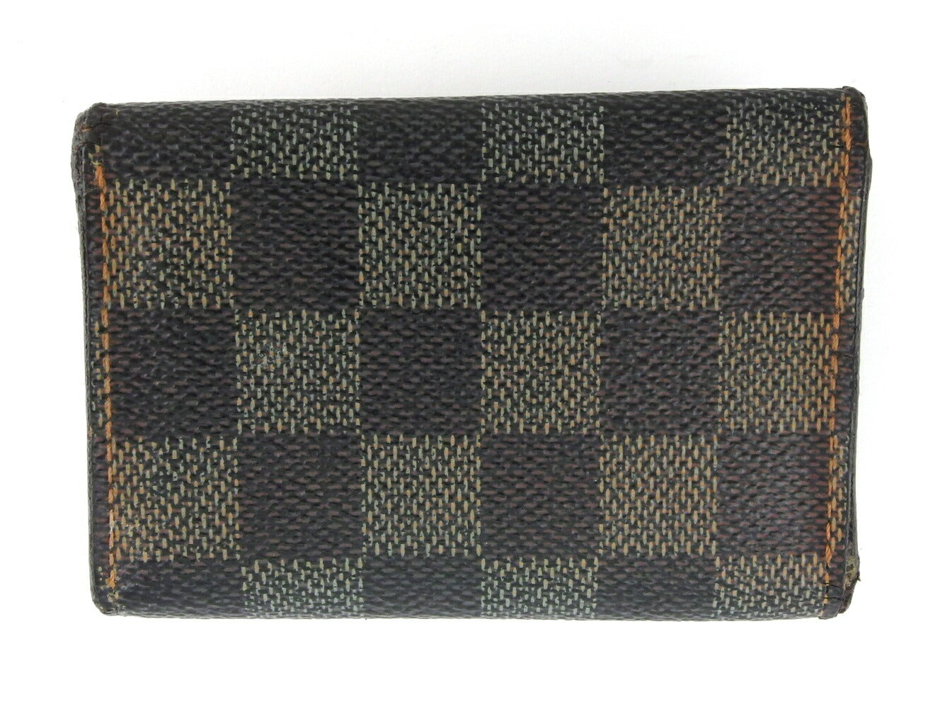 LOUIS VUITTON Key case Key holder N62630 Brown beige gold Multicles6