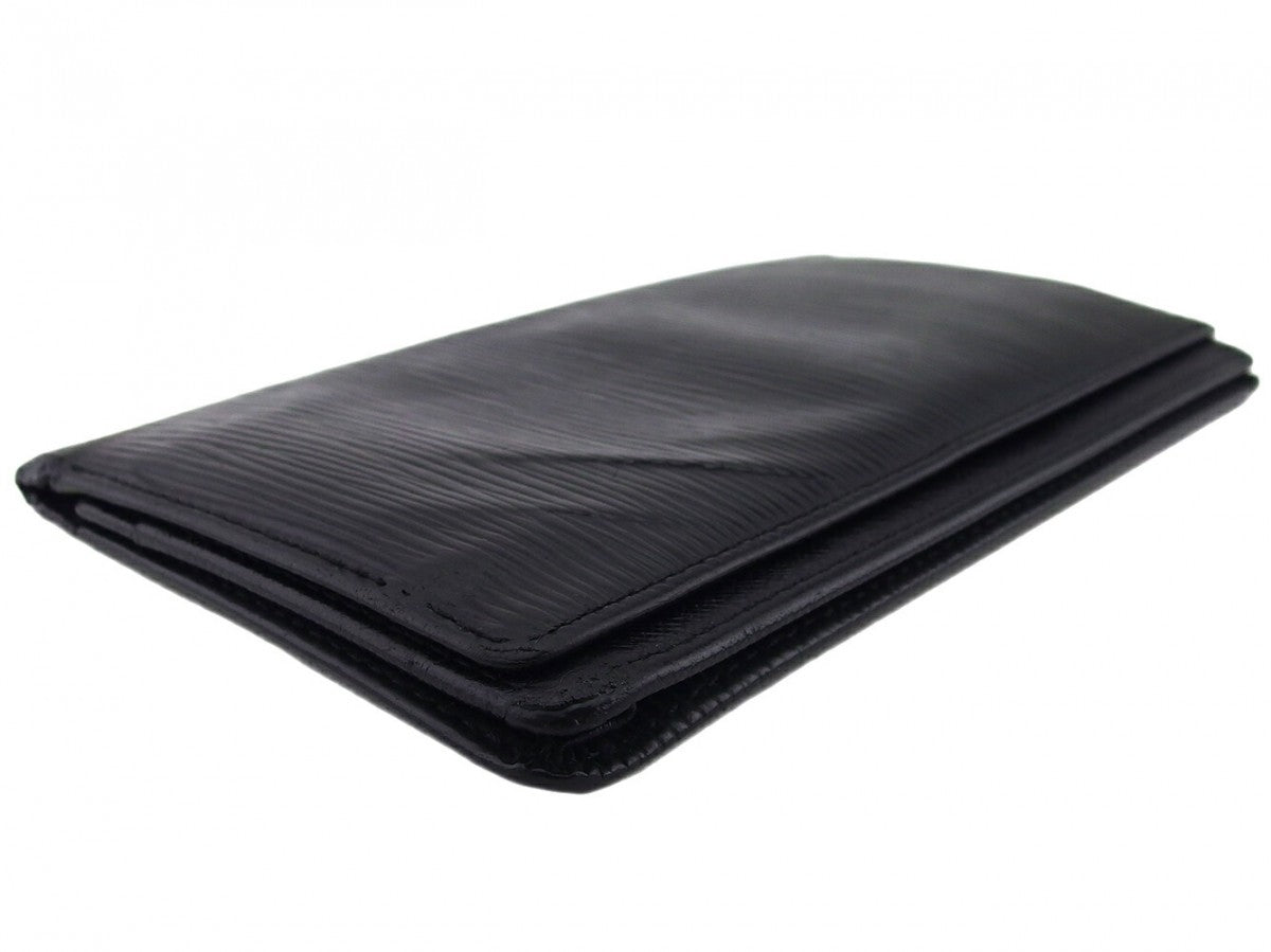 LOUIS VUITTON Bill Compartment M63212 Noir Porte Cartes Credit