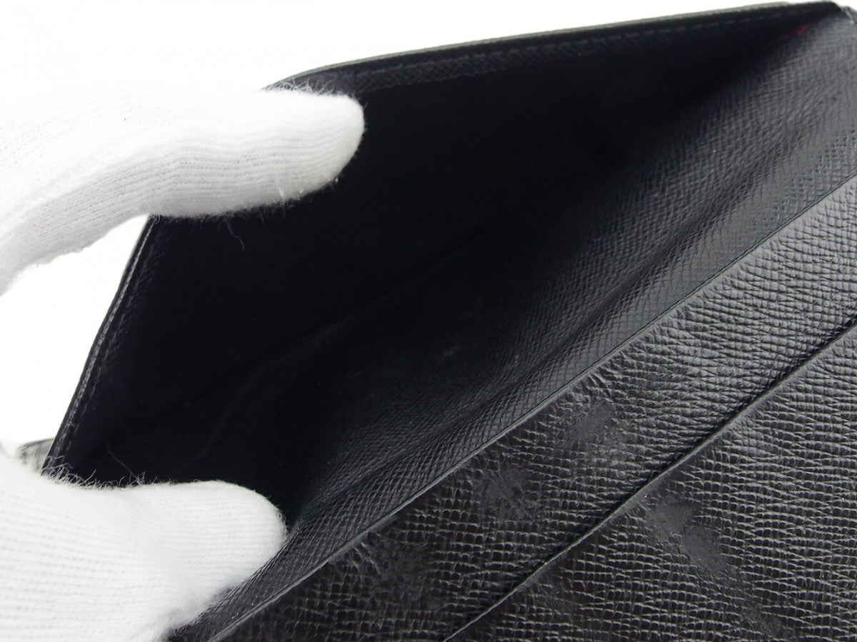 LOUIS VUITTON Bill Compartment M63212 Noir Porte Cartes Credit