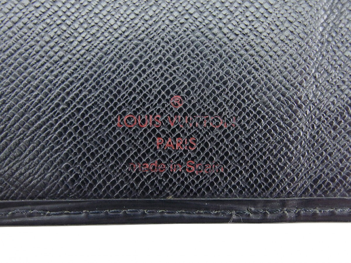 LOUIS VUITTON Bill Compartment M63212 Noir Porte Cartes Credit