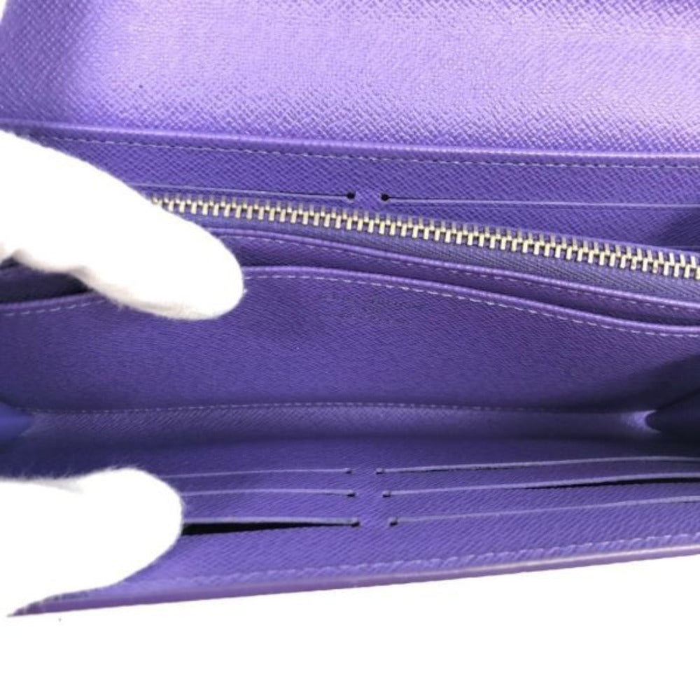 LOUIS VUITTON Long Wallet Purse leather Yellow type Epi Portefeuille twist Women Used Authentic