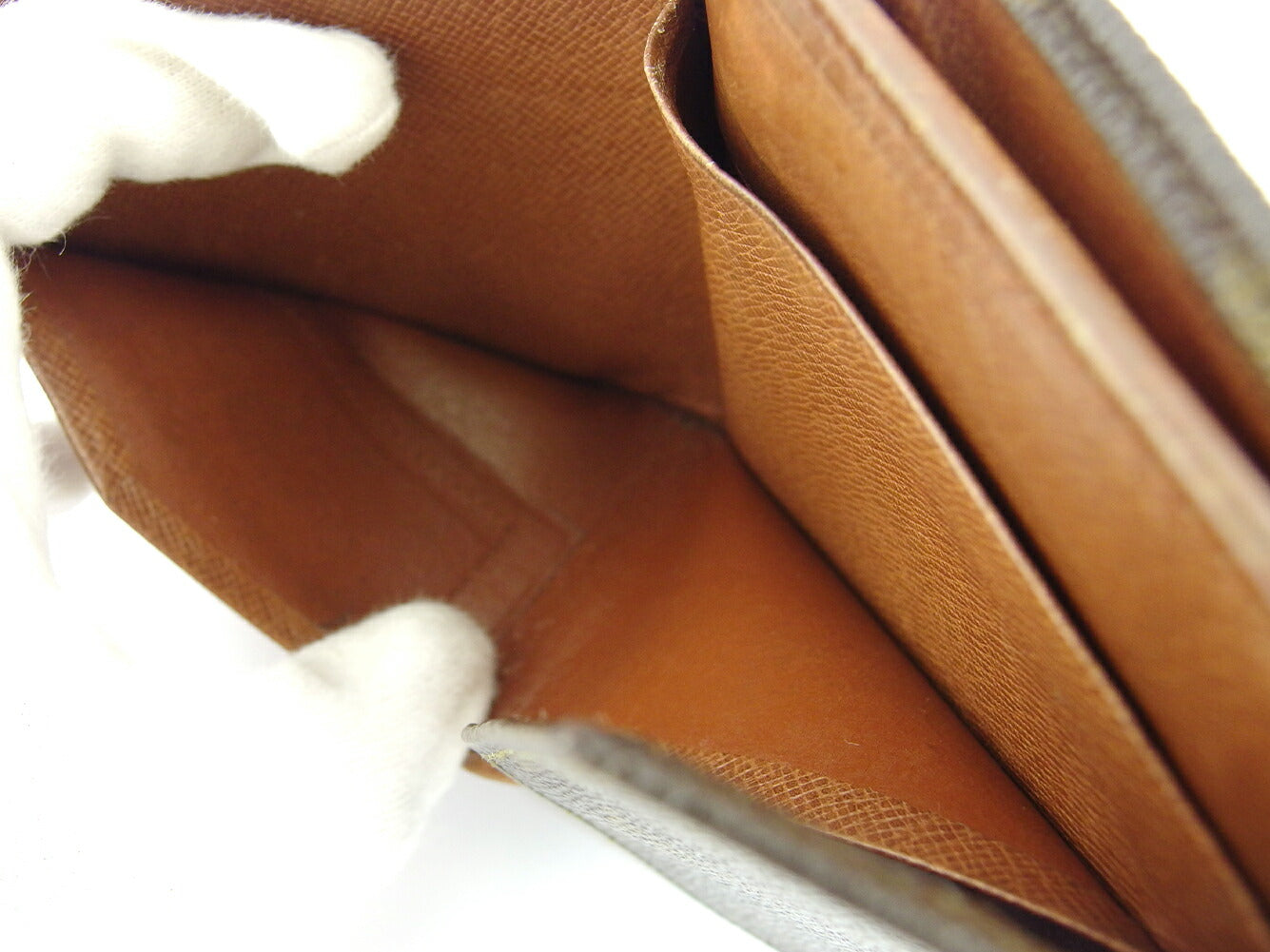 LOUIS VUITTON Bifold Wallet M61660 Brown beige Portonebi (old type)