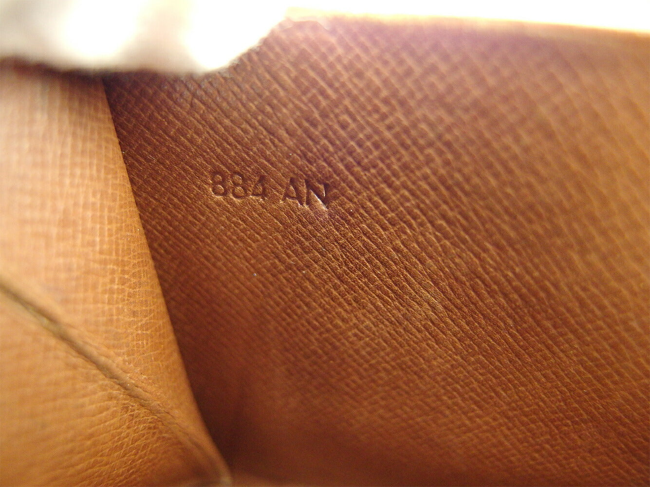 LOUIS VUITTON Bifold Wallet M61660 Brown beige Portonebi (old type)