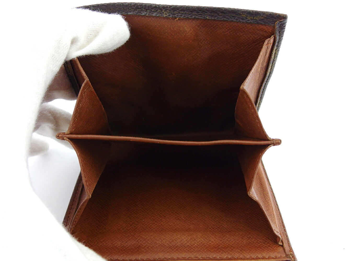 LOUIS VUITTON Bifold Wallet M61660 Brown beige Portonebi (old type)