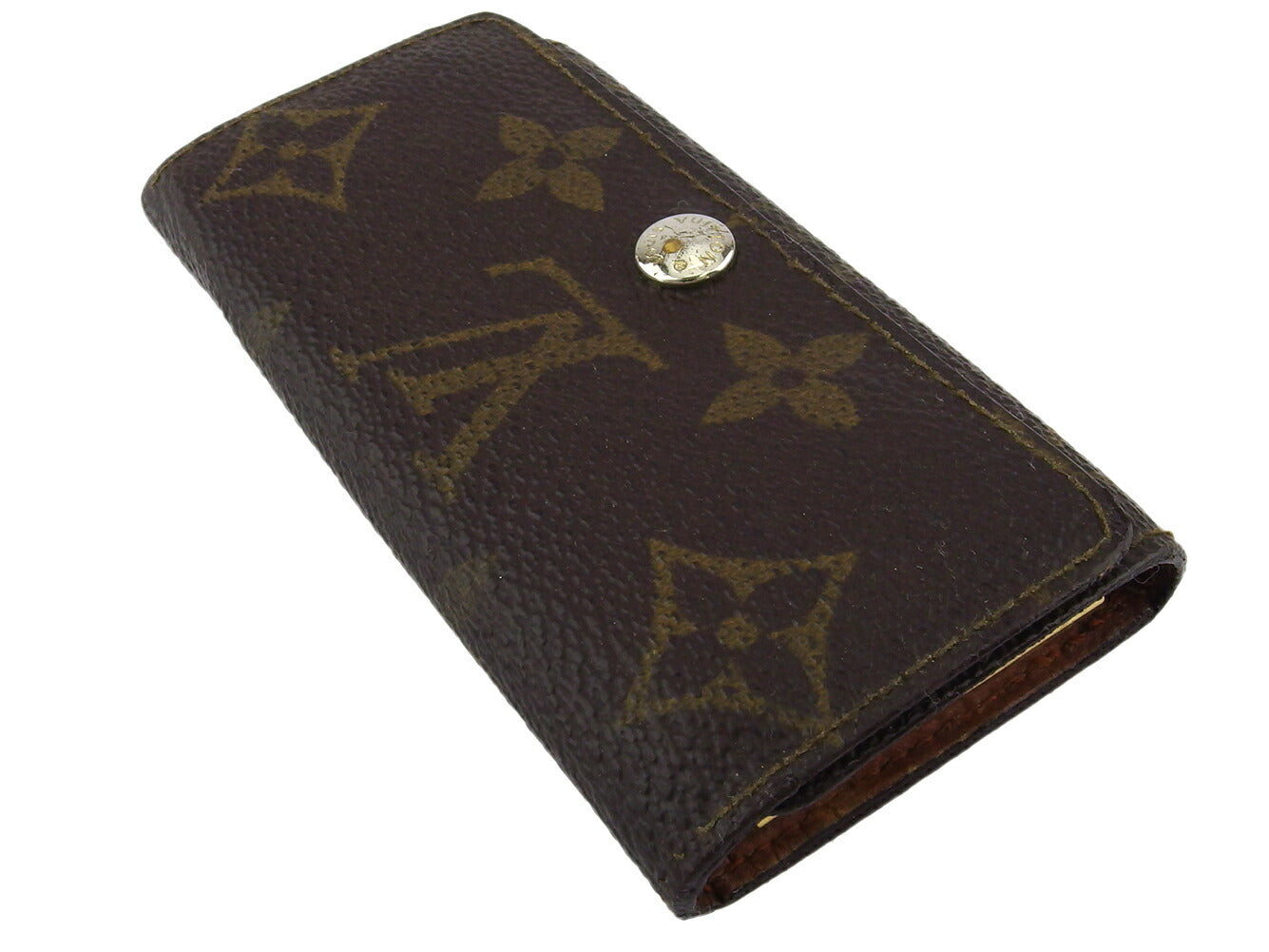 LOUIS VUITTON Key case Key holder M62631 Brown beige Multicles4