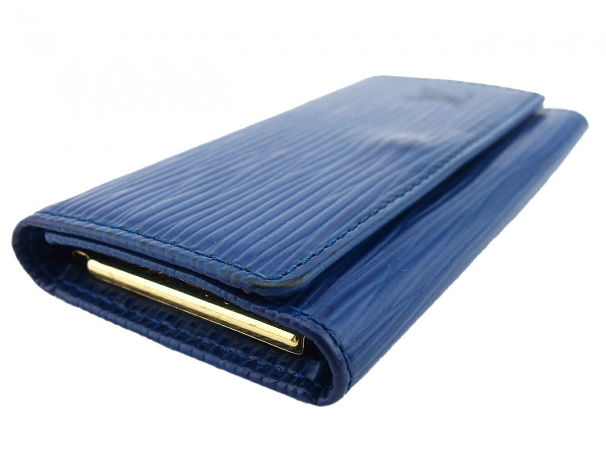 LOUIS VUITTON Key case Key holder M63825 Toledo Blue (discontinued color) /Multicles4