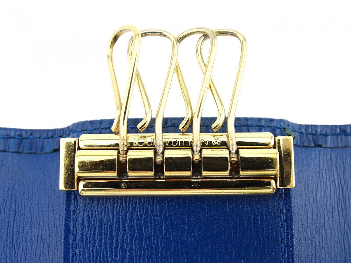 LOUIS VUITTON Key case Key holder M63825 Toledo Blue (discontinued color) /Multicles4